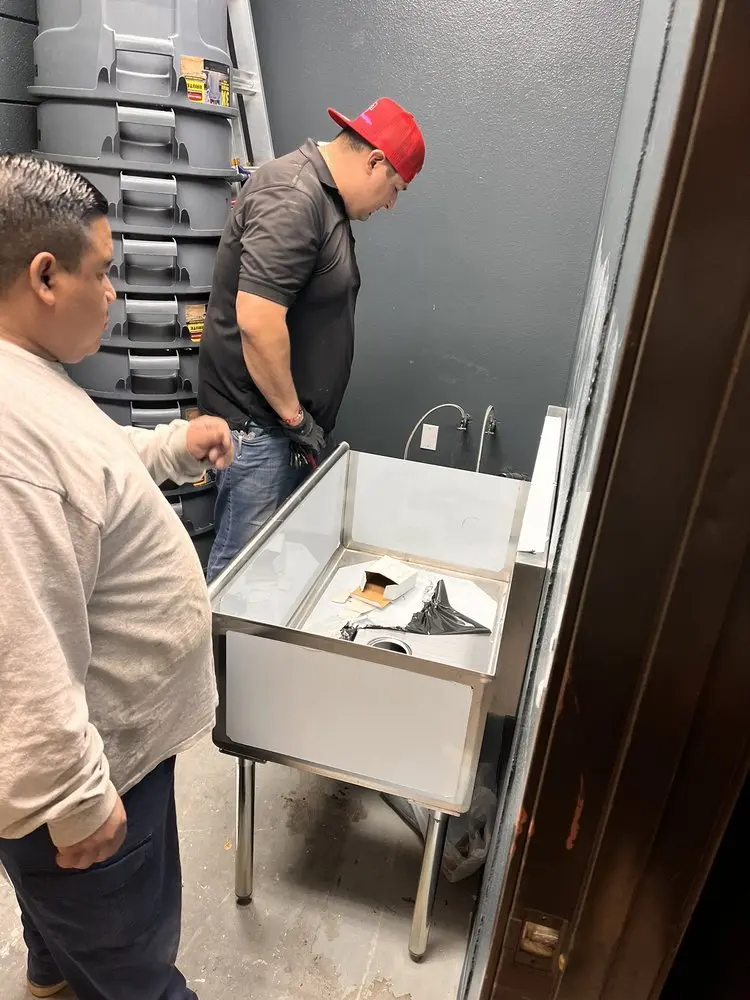 Commercial plumbing and sink installation in Griffith Park